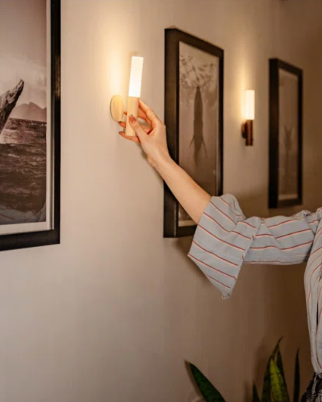 Arne Rechargeable Wood Wall Lamp | Buy 1 Get 1 Free