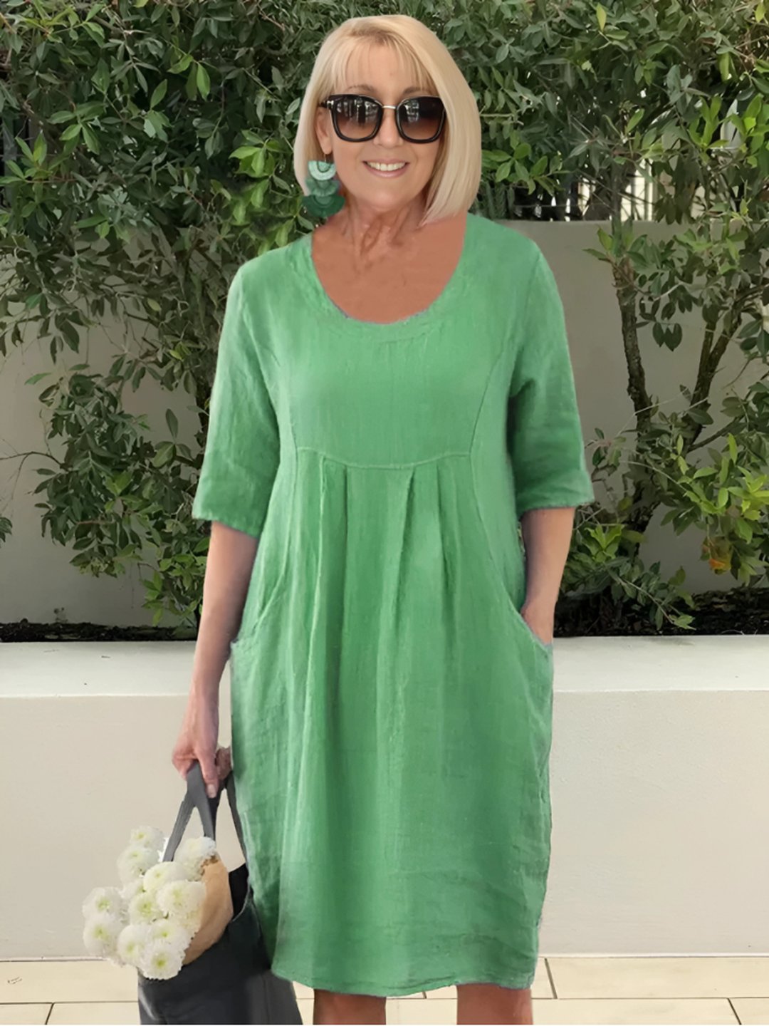 Greer | Loose Dress with Pockets
