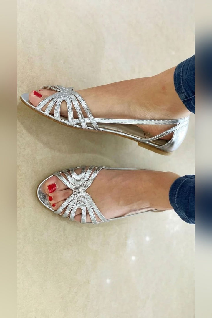 Chantel | Metallic Shine Sandals