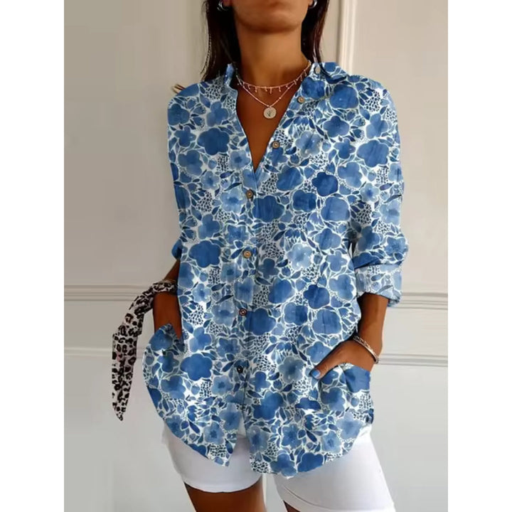Ruth | Casual Blouse with Floral Print