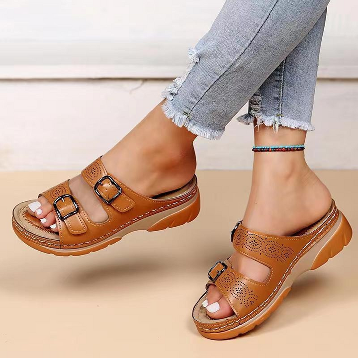 Alina | Orthopedic Leather Sandals