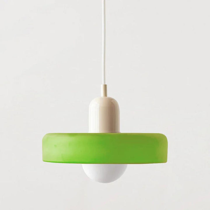 Bauhaus Style Colorful Glass Pendant Light
