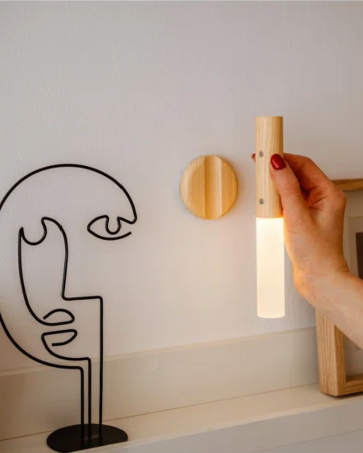 Arne Rechargeable Wood Wall Lamp | Buy 1 Get 1 Free