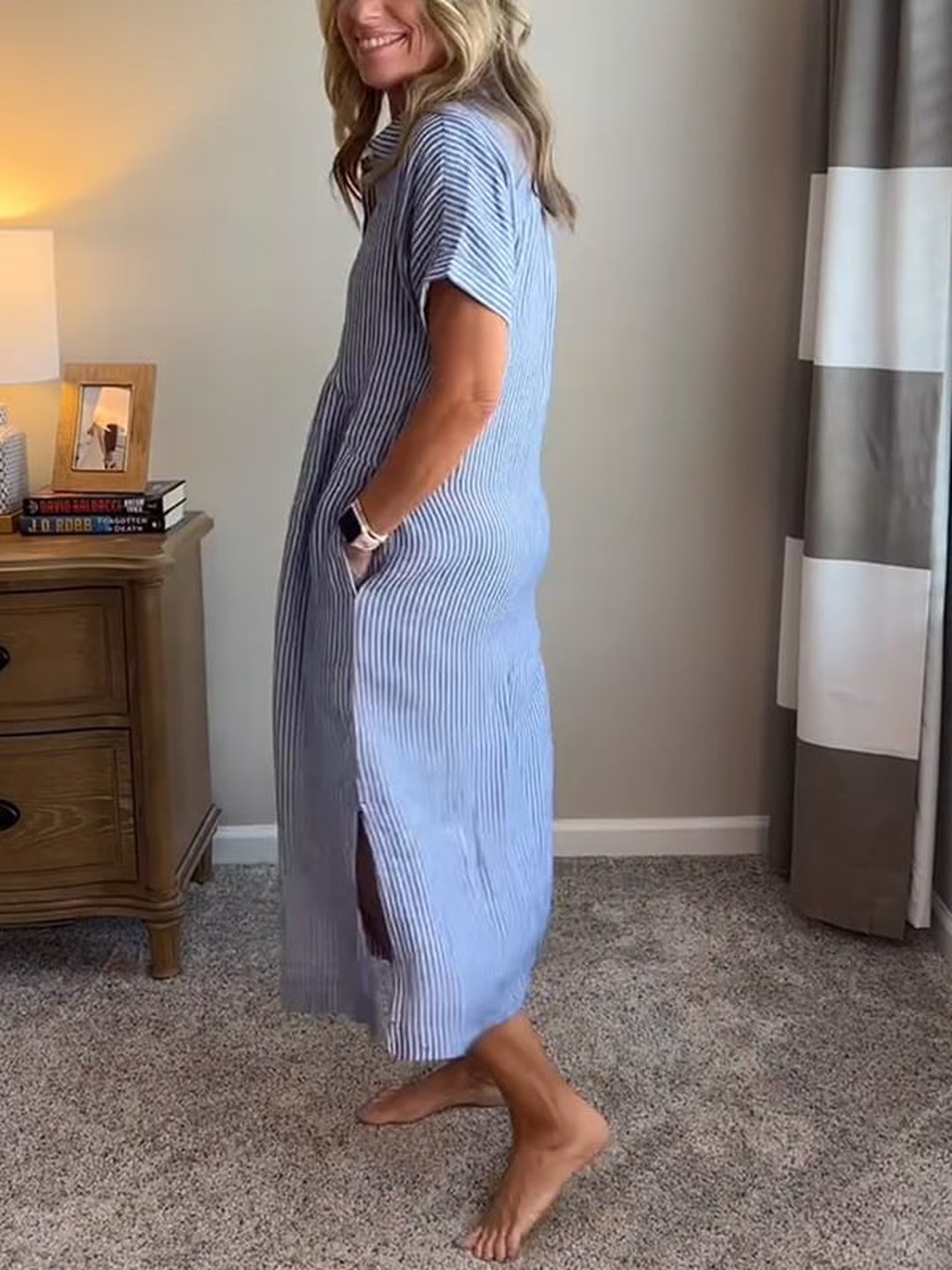 Fay | Elegant Striped Dress