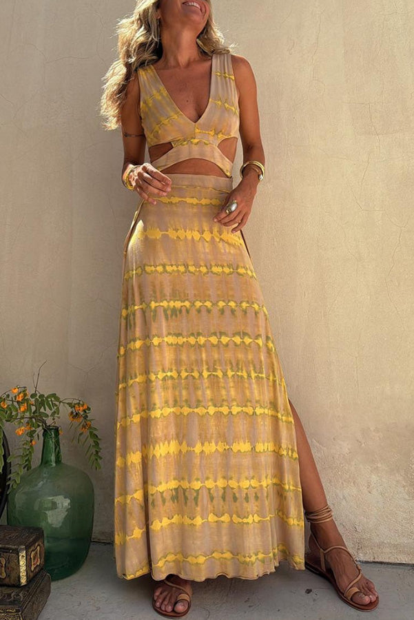 Wynona | Plunge Cut-Out Dress