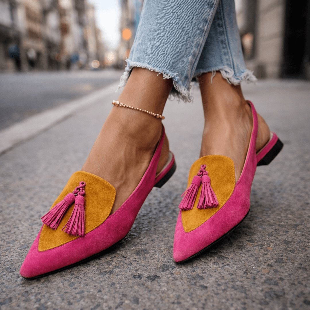 Eugenie | Sandals With Straps And Tassels