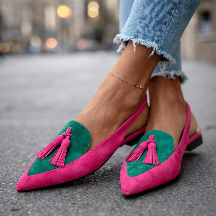 Eugenie | Sandals With Straps And Tassels
