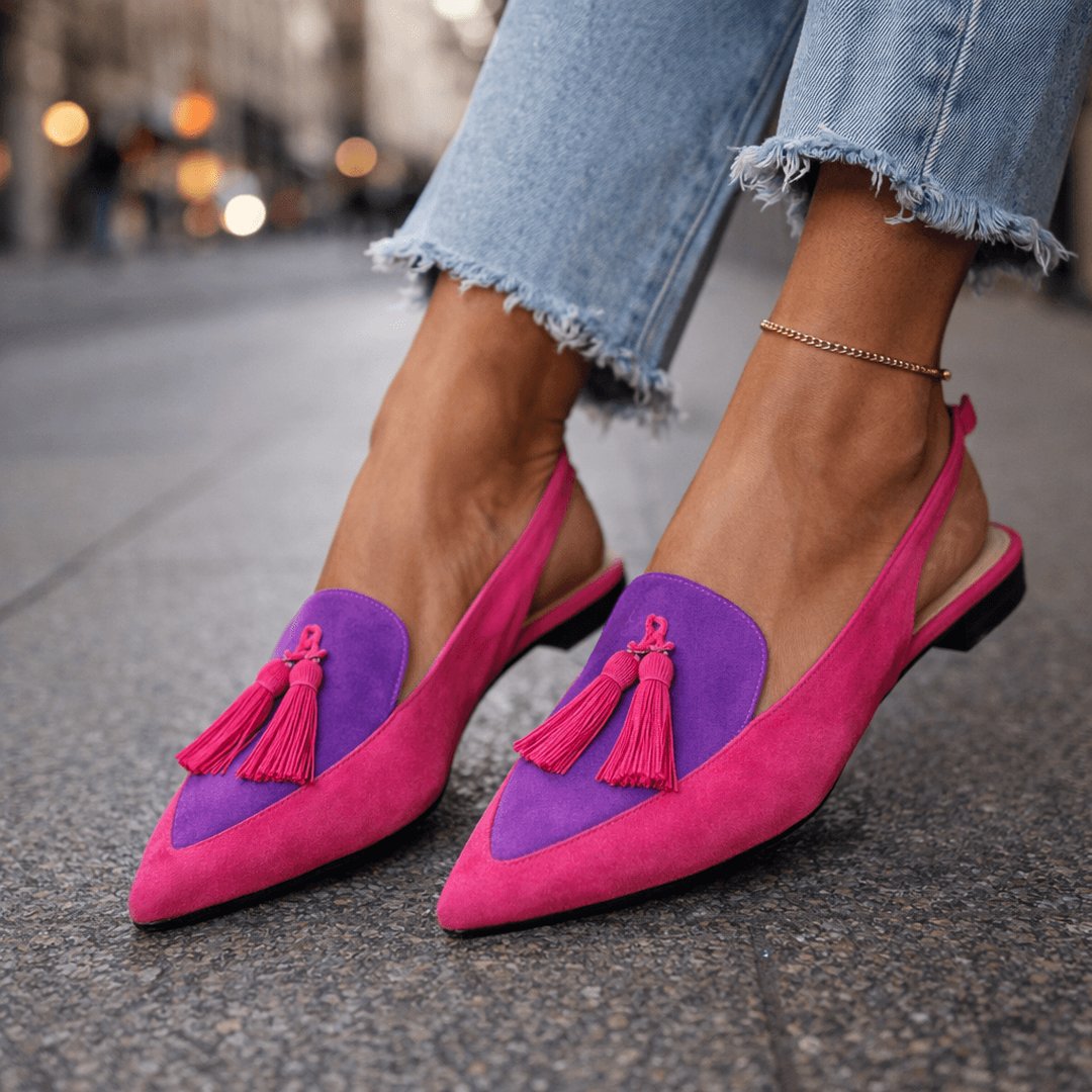 Eugenie | Sandals With Straps And Tassels