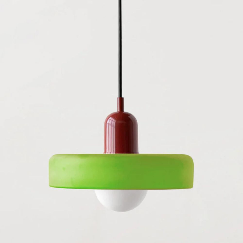 Bauhaus Style Colorful Glass Pendant Light