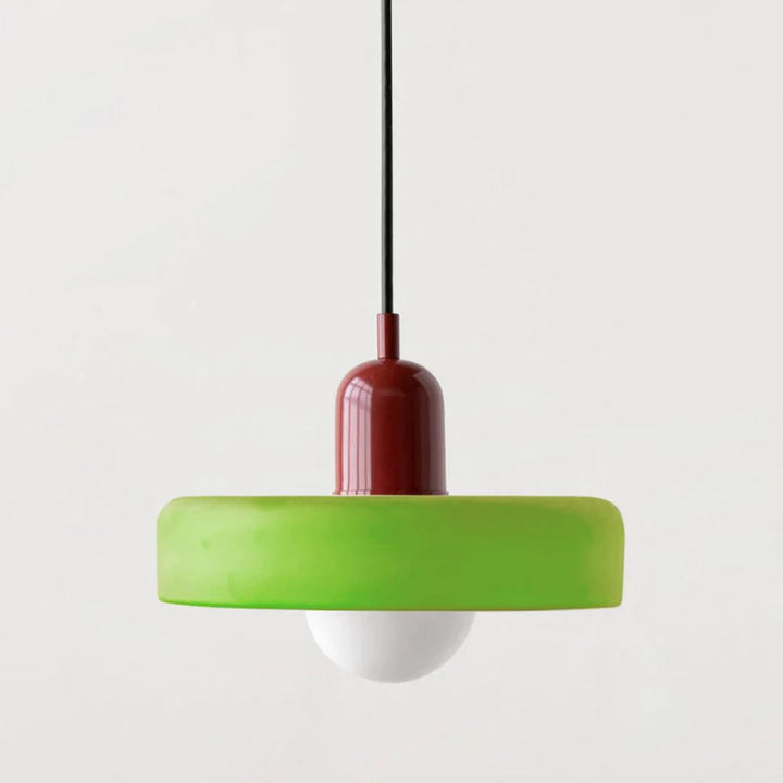 Bauhaus Style Colorful Glass Pendant Light
