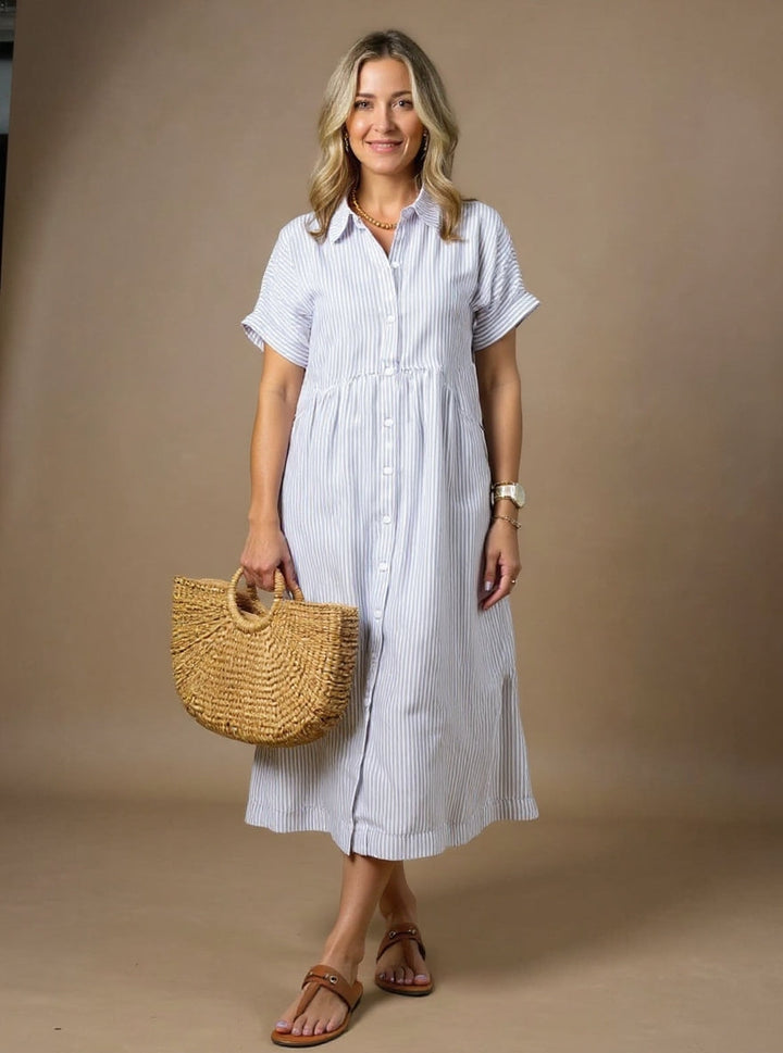 Tawny | Fashionable Striped Dress