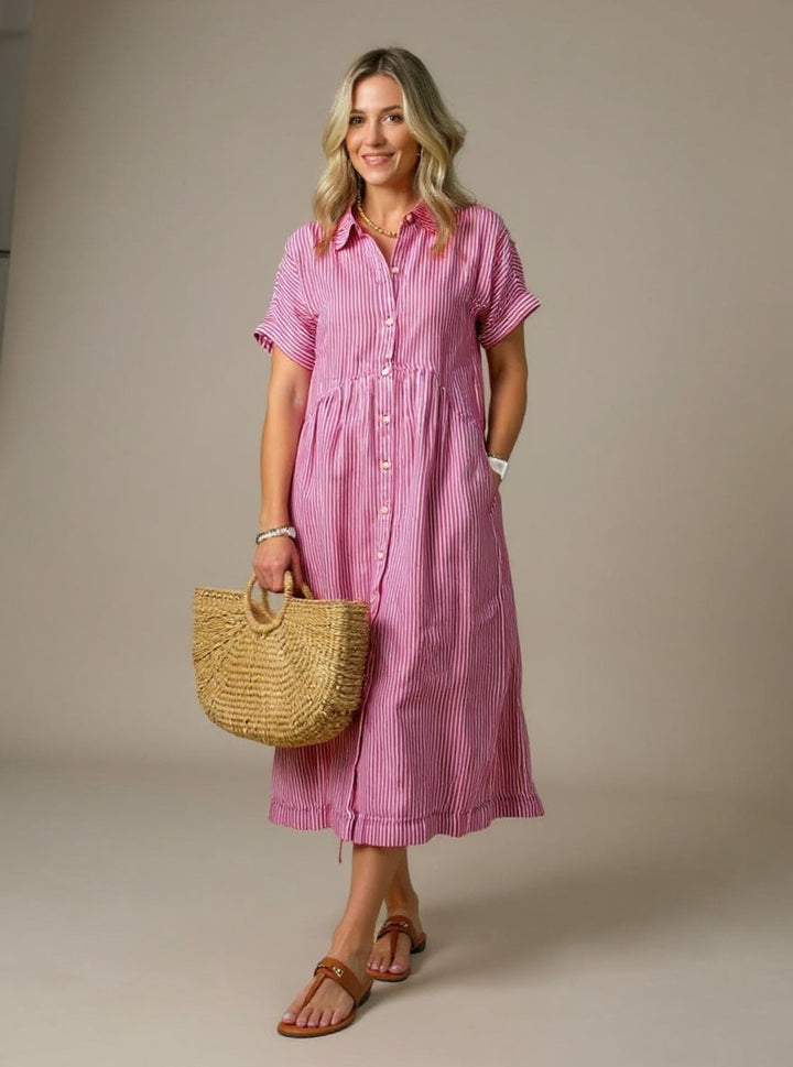 Tawny | Fashionable Striped Dress