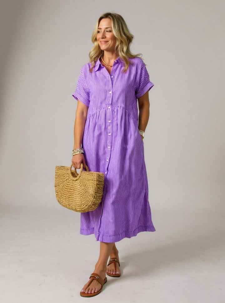 Tawny | Fashionable Striped Dress