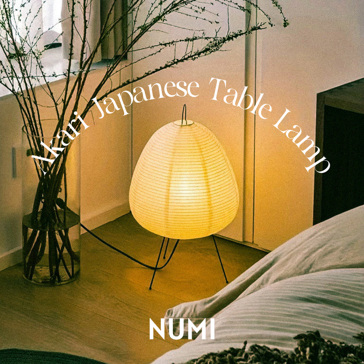 Numi Japanese Handmade Washi Table Lamp