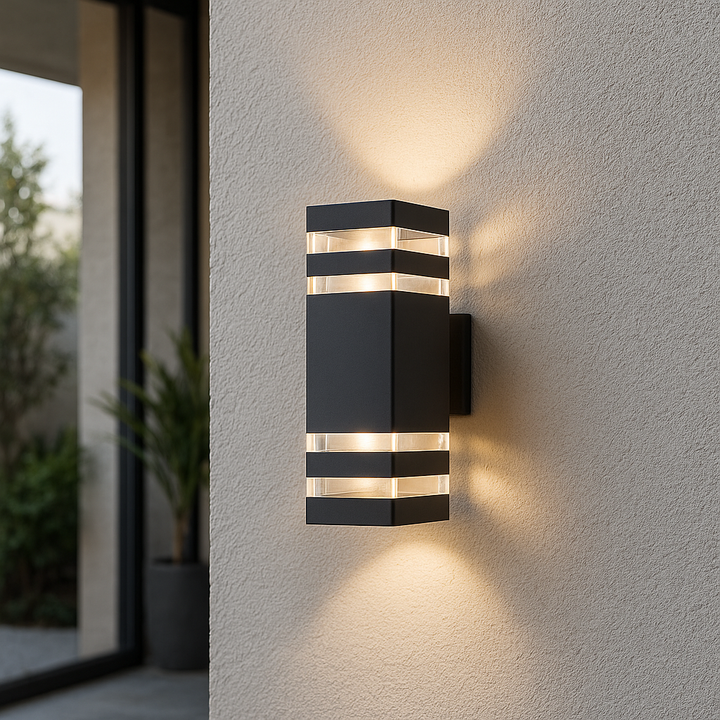 Two-Function Outdoor Wall Light