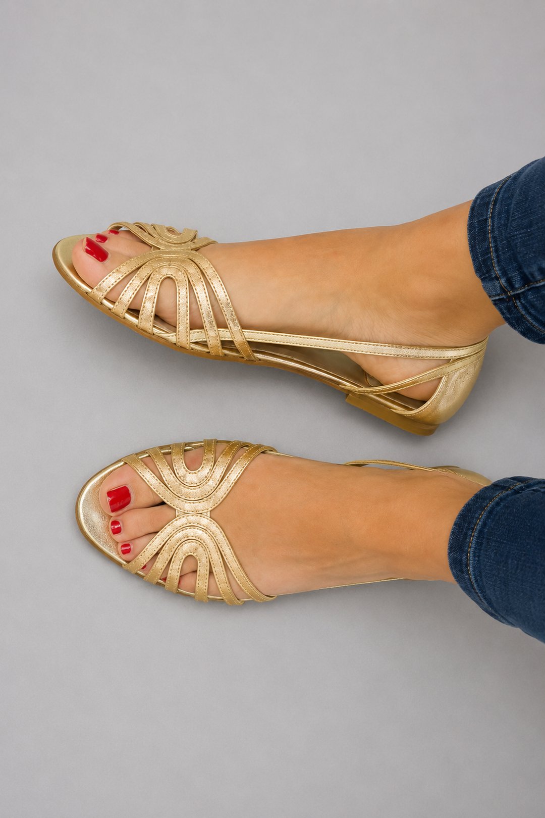 Chantel | Metallic Shine Sandals