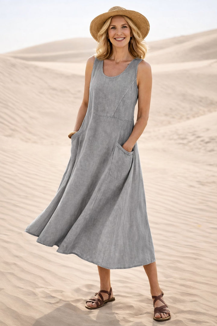 Glynis | Comfortable A-Line Midi Dress
