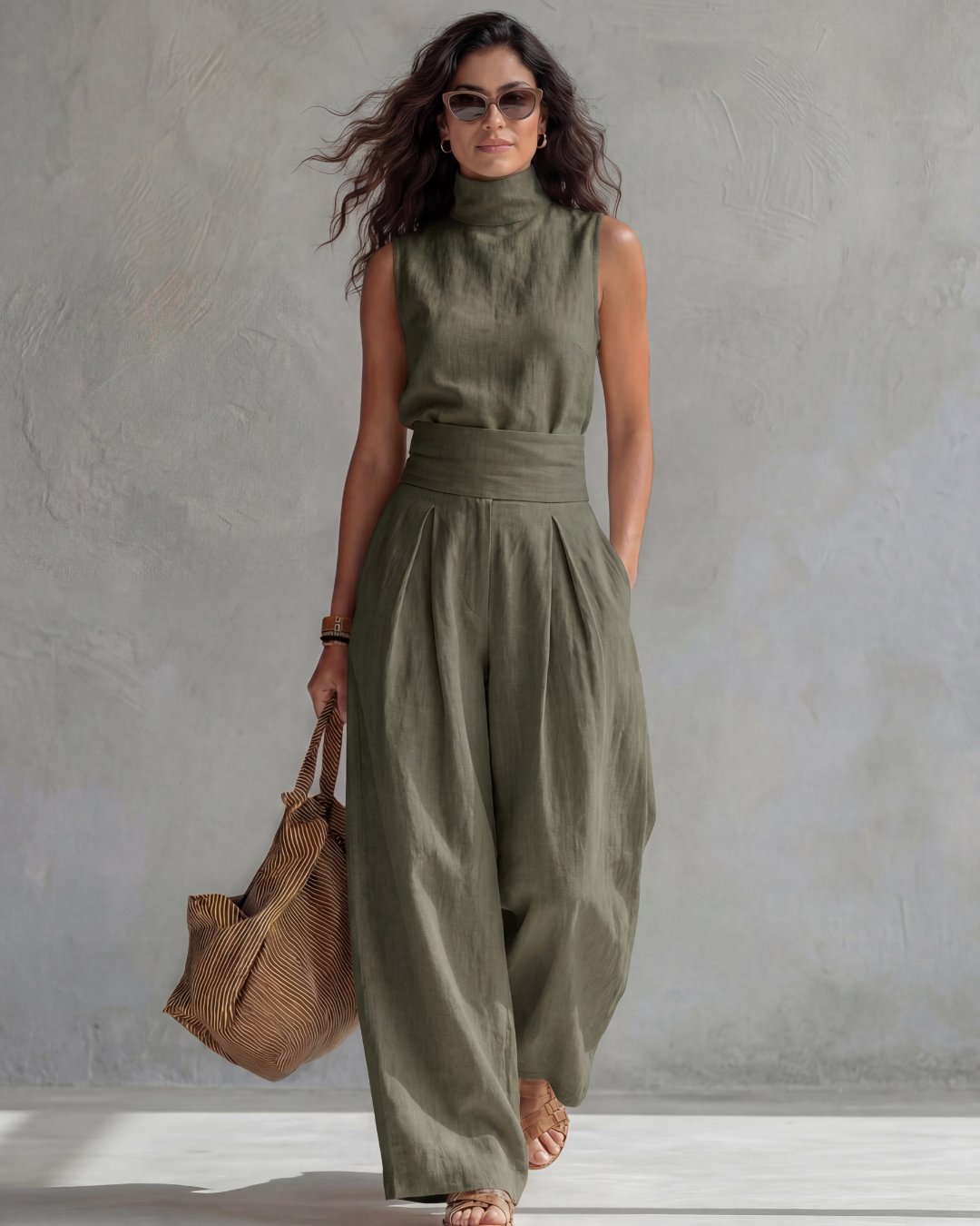 Vincetta | Wide Leg Pants and Top Set