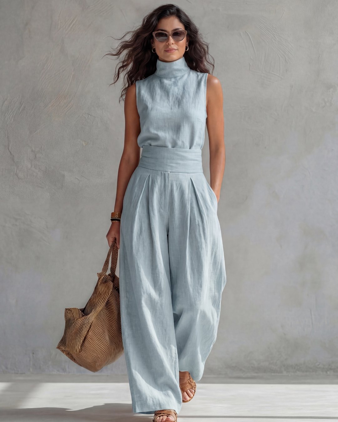 Vincetta | Wide Leg Pants and Top Set