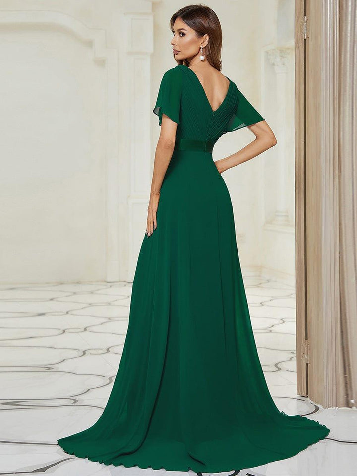 Monique | Long Empire Waist Bridesmaid Dress