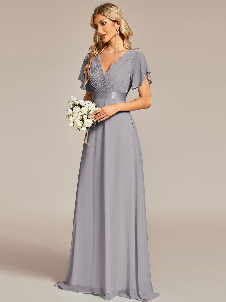 Monique | Long Empire Waist Bridesmaid Dress