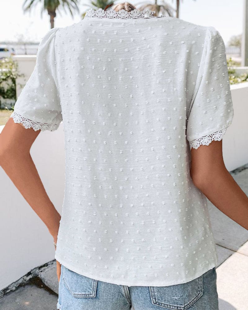Giorgia | V-Neck Summer Blouse