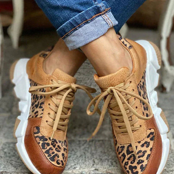 Crizzy | Comfortable Leopard Sneakers
