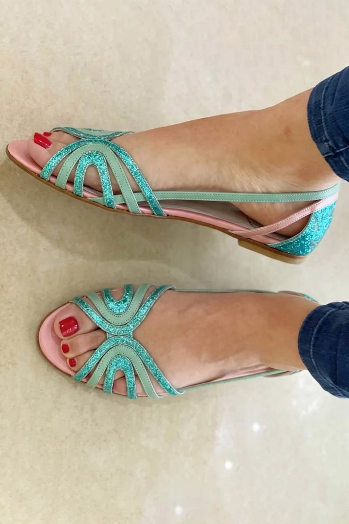 Chantel | Metallic Shine Sandals