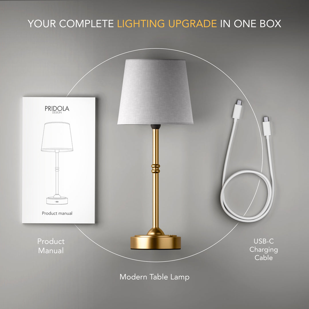 Brass Base Modern Luxury Table Lamp