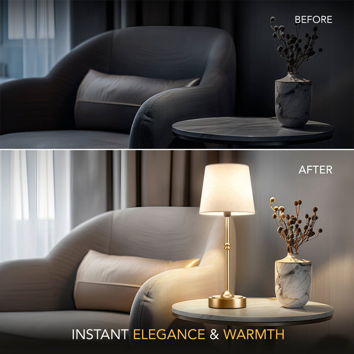 Brass Base Modern Luxury Table Lamp