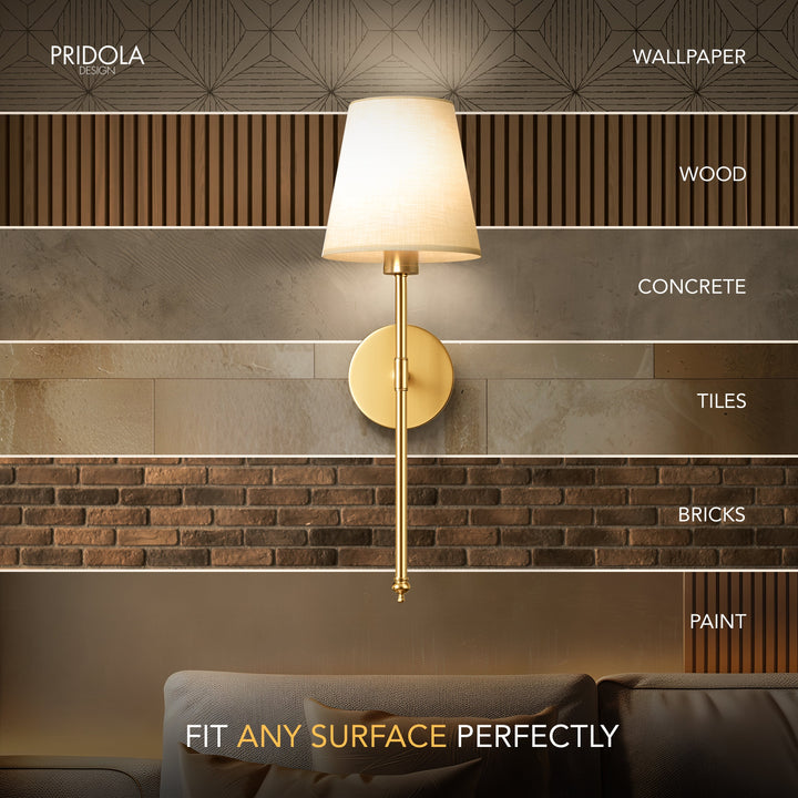 Cordless Wall-Mounted Luxury Wall Lamp Set of 2
