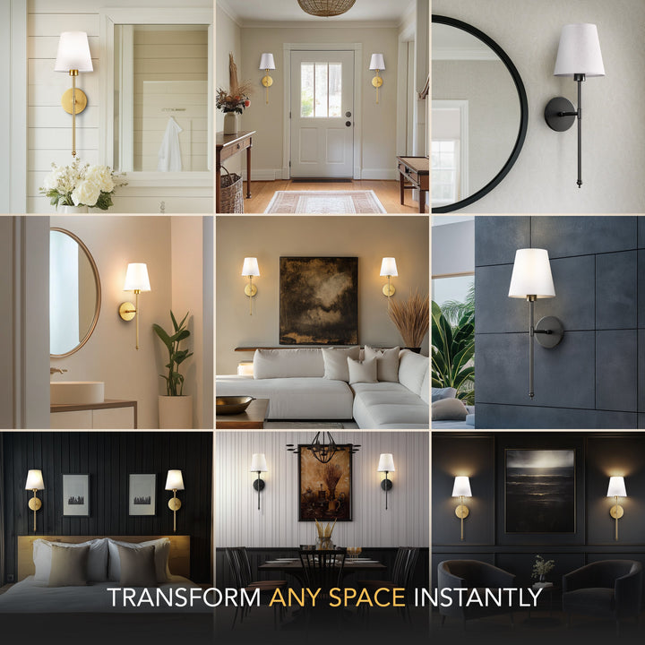 Cordless Wall-Mounted Luxury Wall Lamp Set of 2