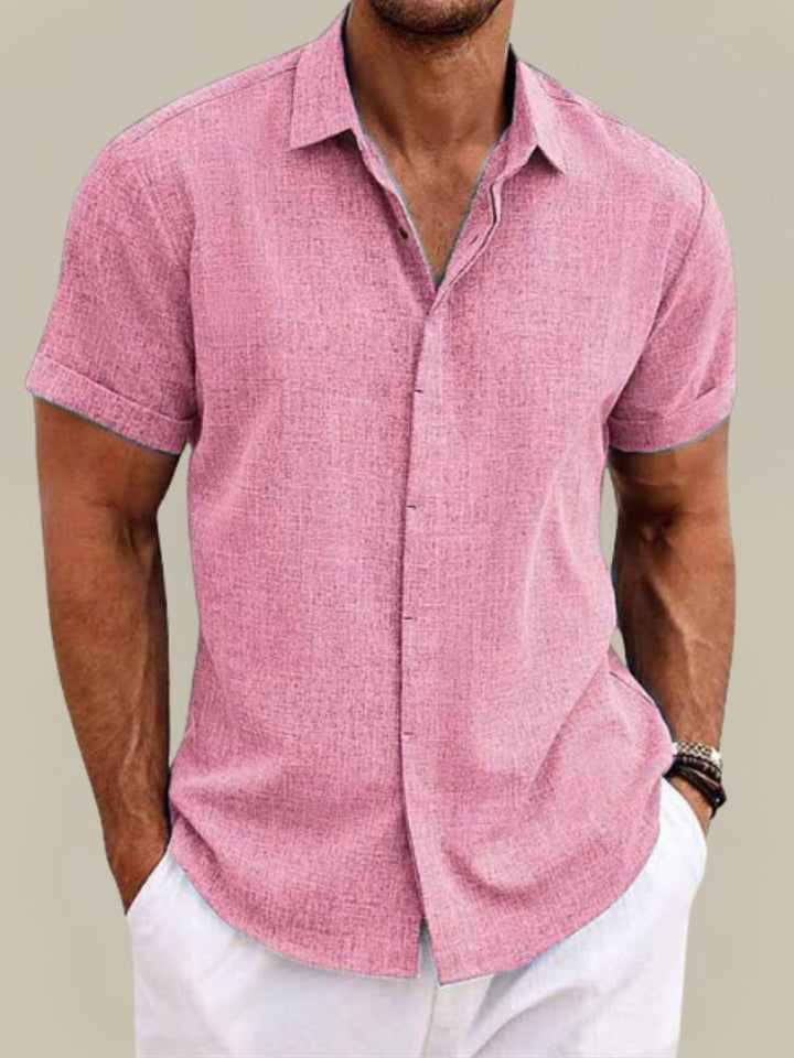 Seth | Linen Short Sleeve Shirt