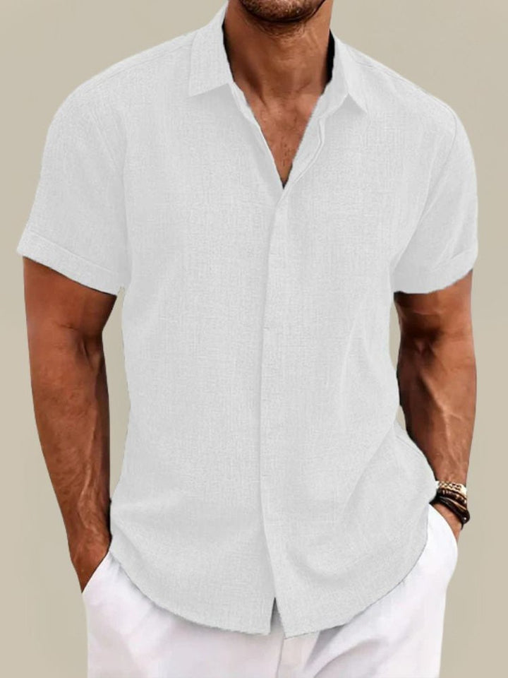Seth | Linen Short Sleeve Shirt