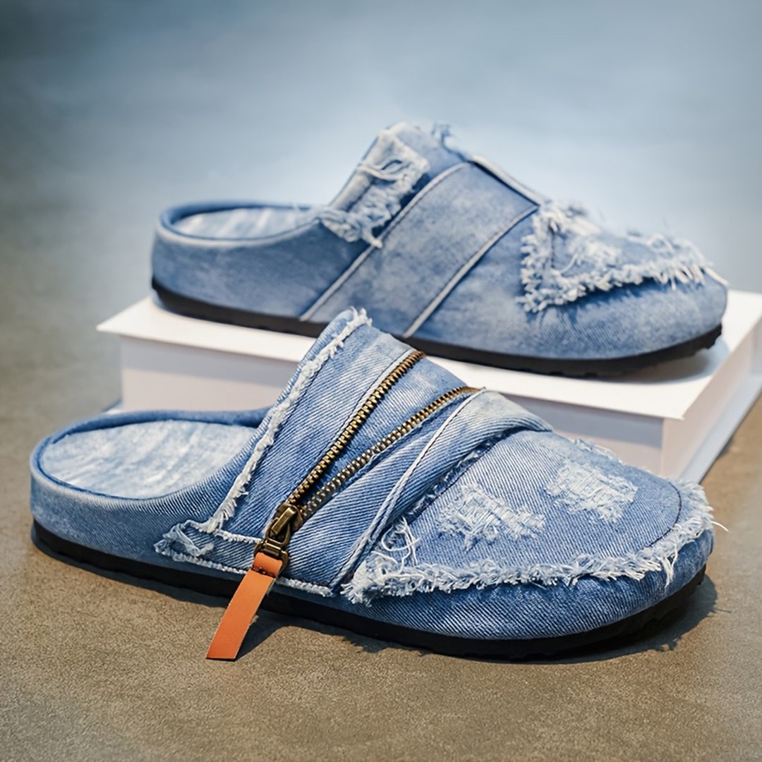 Rory | Denim Mules