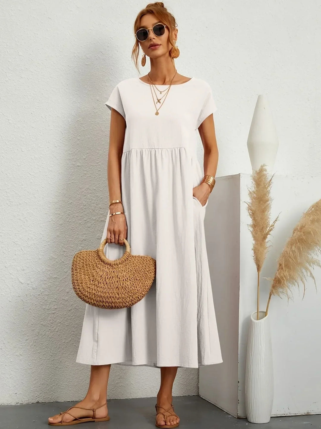 Bridget | Tummy-Covering Comfort Dress