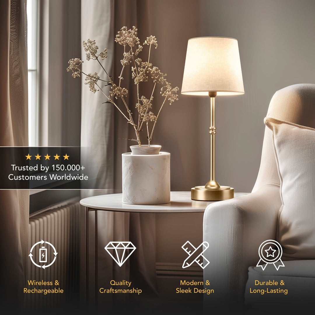 Brass Base Modern Luxury Table Lamp