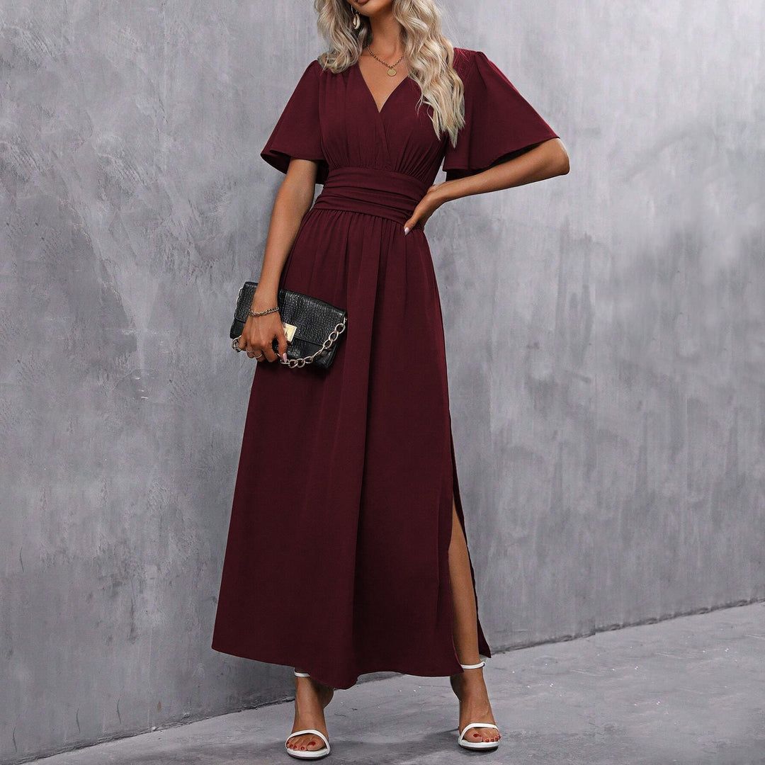 Zeinab | Elegant Slit Maxi Dress