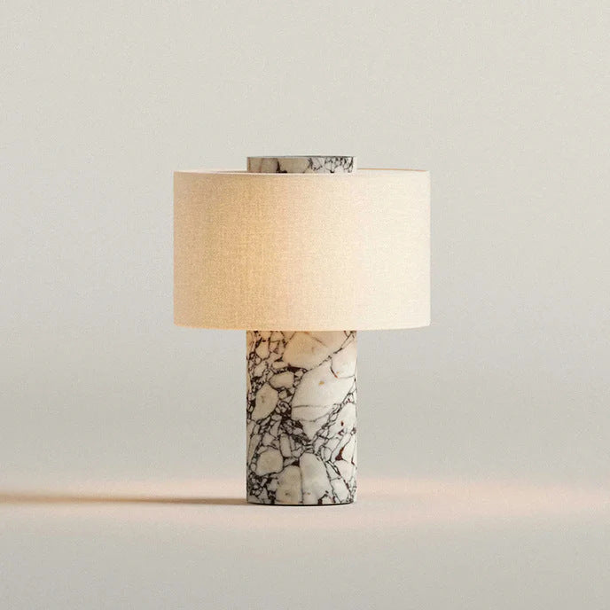 Marble Base Premium Fabric Luxury Table Lamp | Buy 1 Get 1 Free