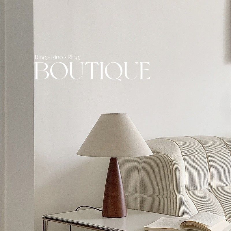 Wooden Base Fabric Shade Luxury Table Lamp | Buy 1 Get 1 Free