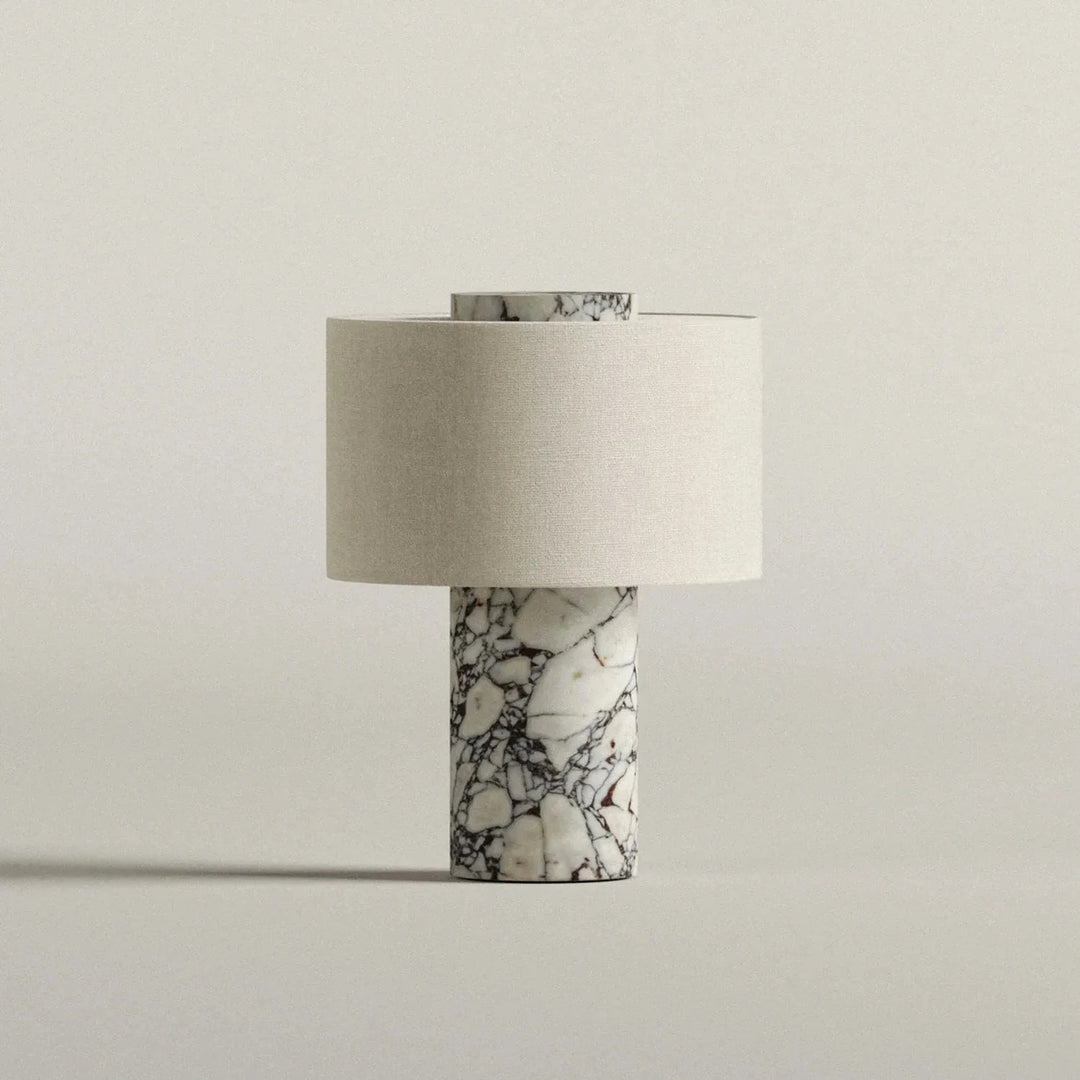Marble Base Premium Fabric Luxury Table Lamp | Buy 1 Get 1 Free