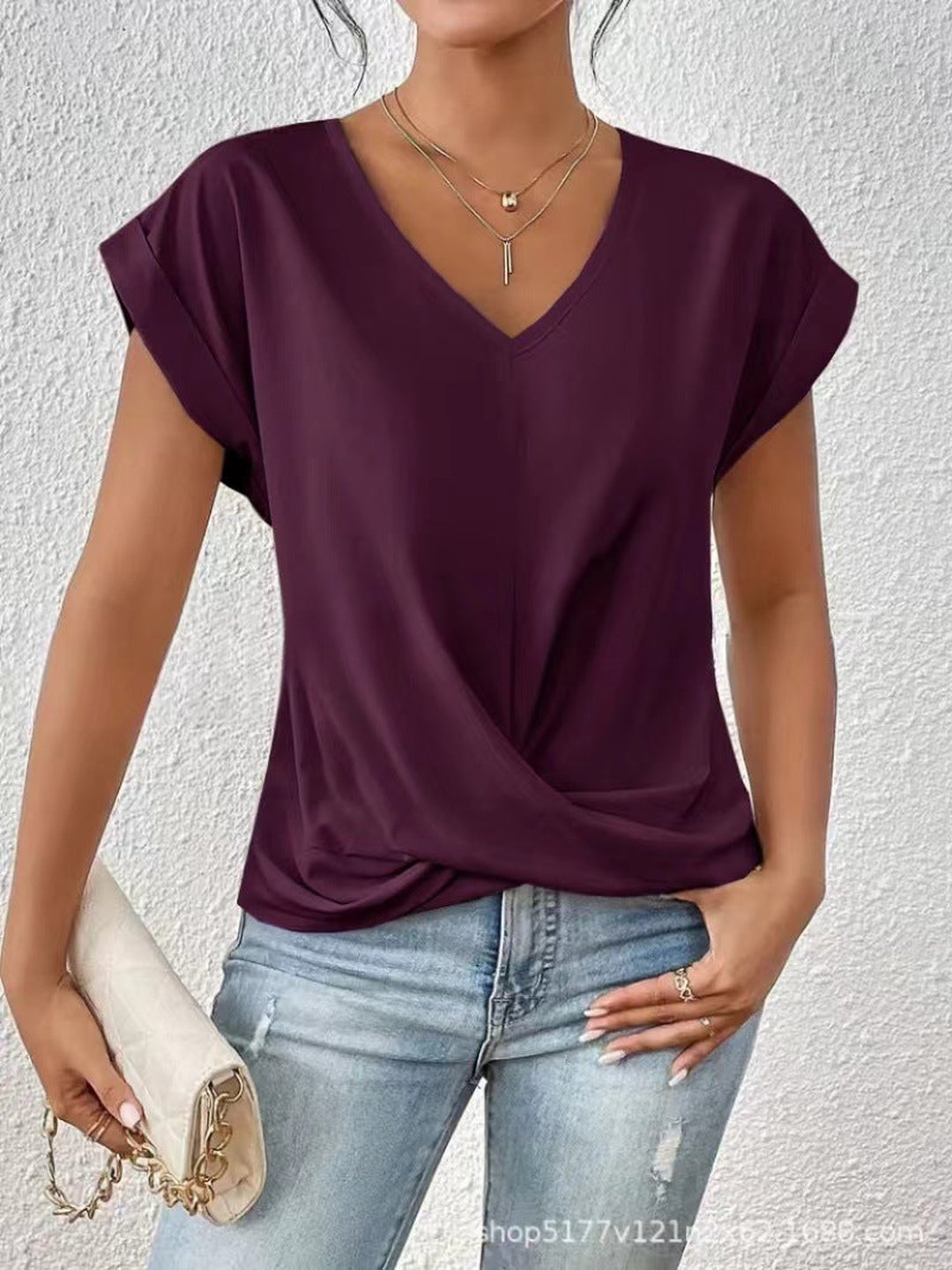Chloe | Women's V-Neck T-Shirt