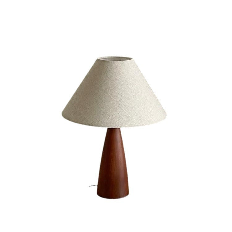 Wooden Base Fabric Shade Luxury Table Lamp | Buy 1 Get 1 Free