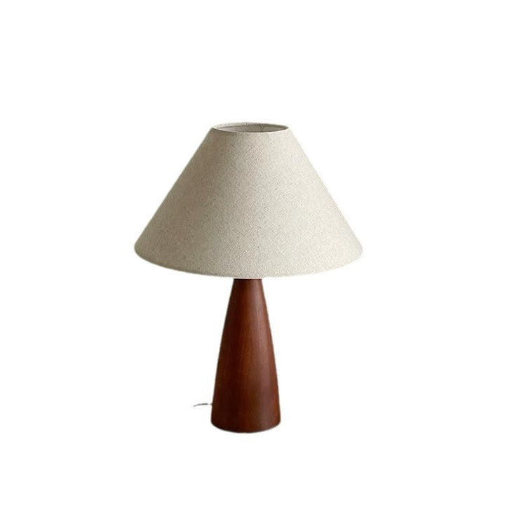 Wooden Base Fabric Shade Luxury Table Lamp | Buy 1 Get 1 Free