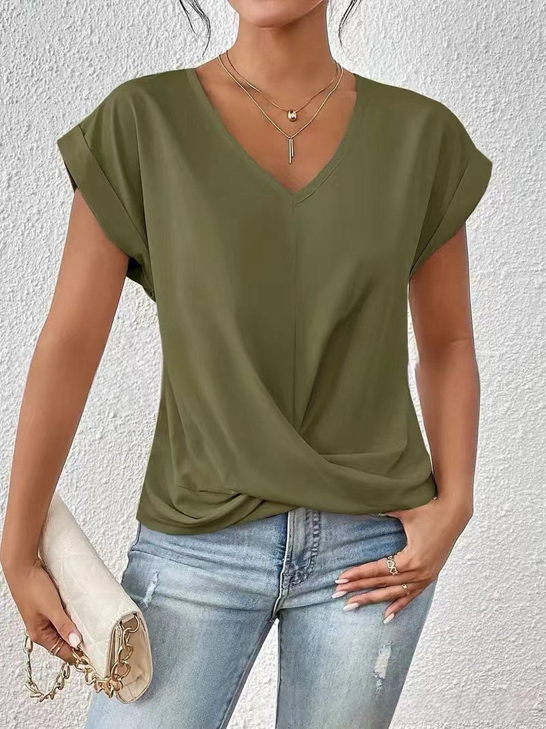 Chloe | Women's V-Neck T-Shirt