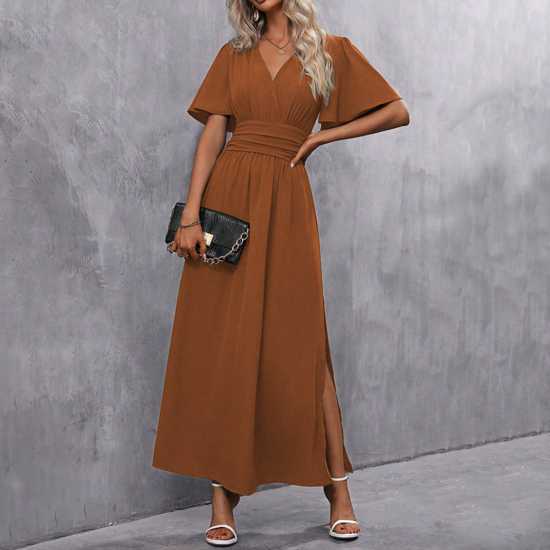 Zeinab | Elegant Slit Maxi Dress