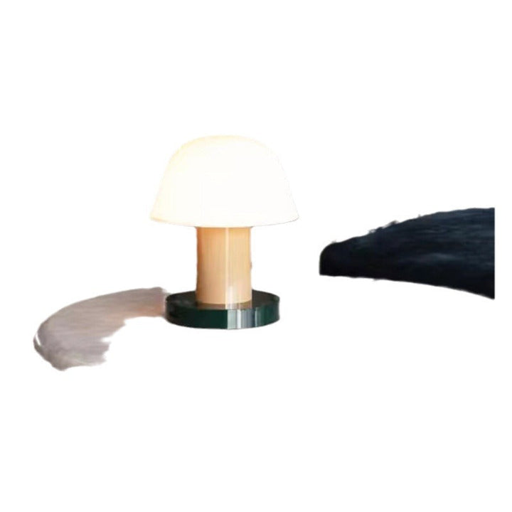 Hemisphere Glass × Color Base Luxury Table Lamp | Buy 1 Get 1 Free