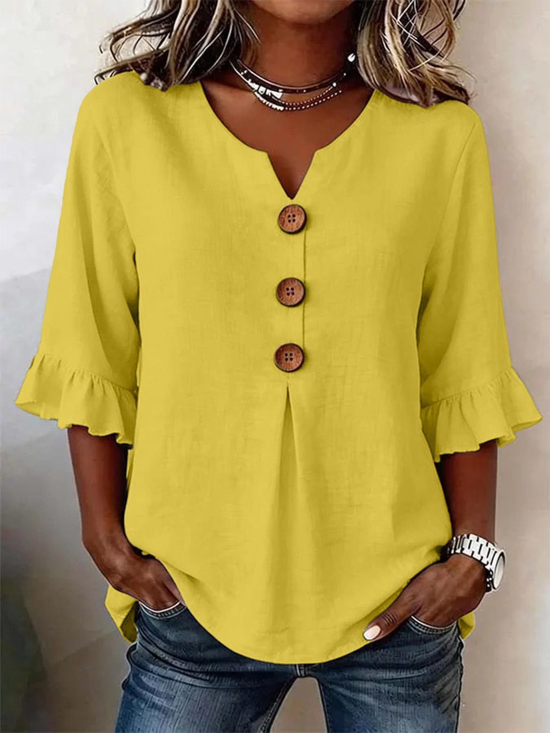 Thelma | Ruffled Blouse