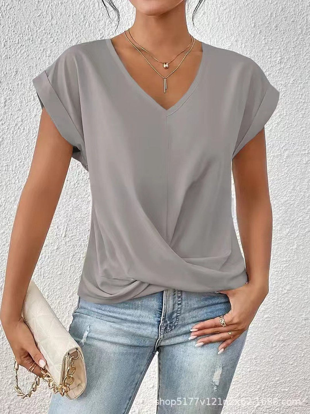 Chloe | Women's V-Neck T-Shirt