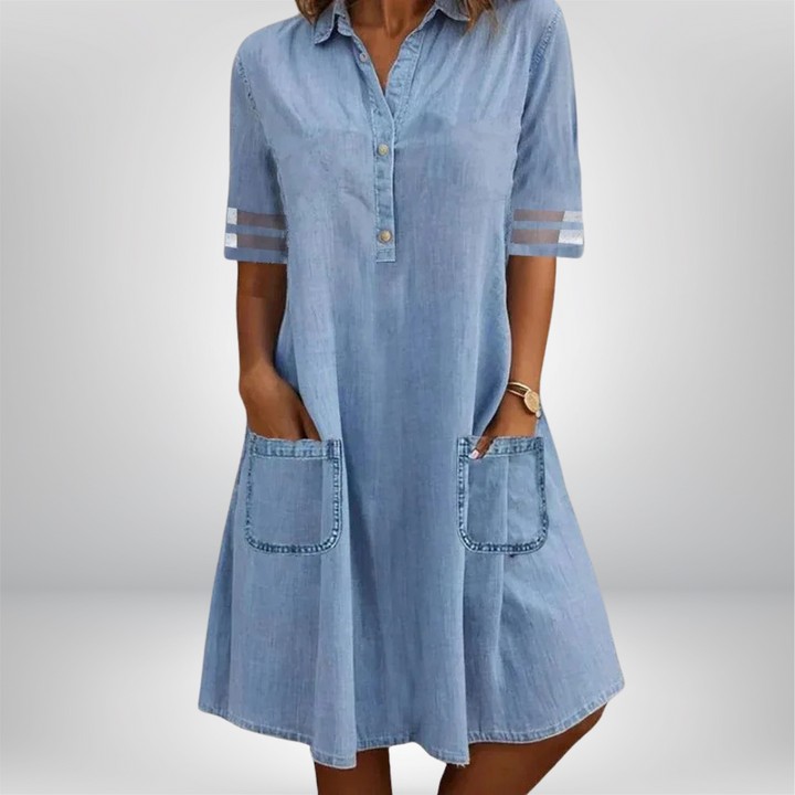 Asne | Light Airy Denim Dress